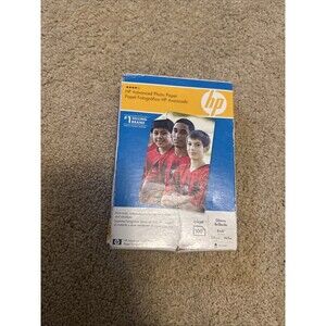 HP Advanced Photo Paper Glossy for Inkjet 100 Sheets Letter 4x6